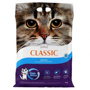 Intersand Classic Original Cementējošās smiltis kaķu tualetēm bez smaržas 14kg