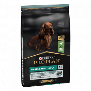 Pro Plan samll & mini Adult Sensitive digestion barība mazo šķirņu suņiem ar jūtīgu gremošanas sistēmu, ar jēru 3kg