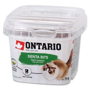 Ontario Dental bits,gardums kaķiem zobu un smaganu kopšanai 75g