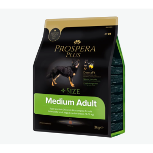 Prospera Plus Medium Adult barība vidējo šķirņu suņiem ar vistu 3 kg