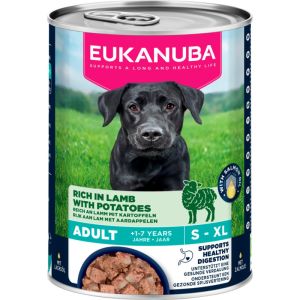 Eukanuba CAN LC AD AB LMB&POT konservi suņiem ar jēru un kartupeļiem 6x400g