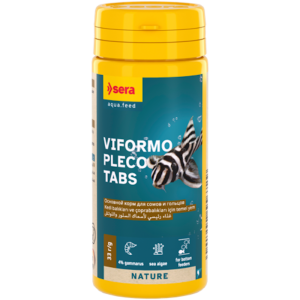 Sera Viformo Pleco Tabs pamatbarība samiņiem un apakšējā slāņa zivīm 50ml (33 g)