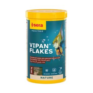 Sera Vipan Nature pārslveida pamatbarība dekoratīvajām zivīm 1000ml (210 g)