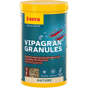Sera Vipagran Granules peldoša, mīksta granulu barība dekoratīvajām zivīm 1000ml (370 g)