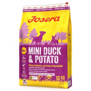 Josera Mini Duck&Potato barība mazo škirņu suņiem ar pīli un kartupeļiem 10kg