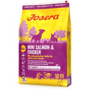 Josera Mini Salmon & Chicken barība mazo šķirņu suņiem lasis/vista 10Kg