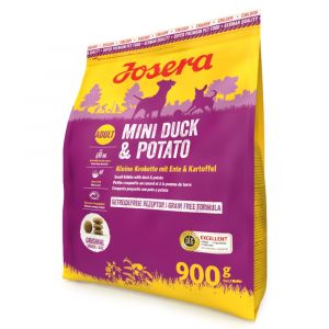 Josera Mini Duck&Potato barība mazo škirņu suņiem ar pīli un kartupeļiem 900g