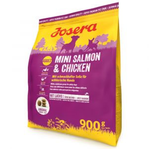 Josera Mini Salmon & Chicken barība mazo šķirņu suņiem lasis/vista 900 g