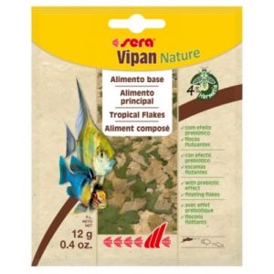 Sera Vipan Nature barība dekoratīvajām zivīm, pārslas 12g