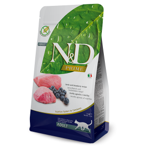 N&D NATURAL & DELICIOUS Cat Prime Grain Free Lamb, Blueberry 10kg