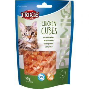 Trixie Premio Chicken Cubes gardums kaķiem vistas kubiciņi 50g