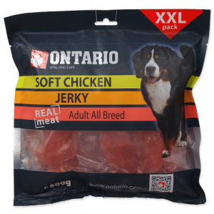 Ontario Soft Chicken Jerky, gardums suņiem ar vistu 500g