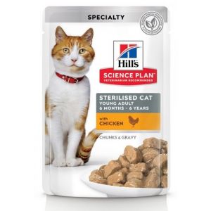 HILLS SP Hill's Sterilised Cat Young Adult Chicken 12 x 85g
