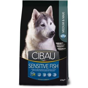 Cibau Dog M/L Sensitive with Fish - sausā barība suņiem 12kg