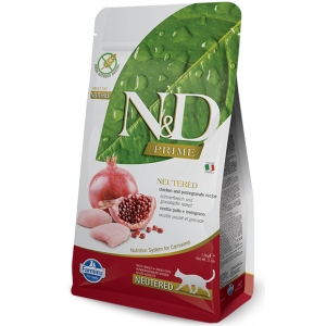 N&D NATURAL & DELICIOUS Cat Prime Grain Free Chicken & Pomegrante Neutered 5kg