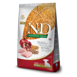 N&D NATURAL & DELICIOUS ND Dog Ancestral grain Chicken & Pomegranate Puppy Small 7kg