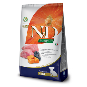 N&D NATURAL & DELICIOUS ND Dog Grain Free lamb & blueberry puppy small 800g