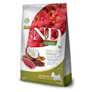 N&D NATURAL & DELICIOUS ND Dog Grain Free Quinoa & Duck skin & coat adult S 2.5kg