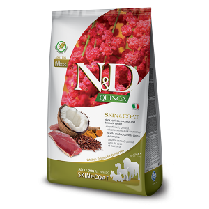 N&D NATURAL & DELICIOUS Dog Grain Free Quinoa & Duck skin & coat adult all breed 2.5kg