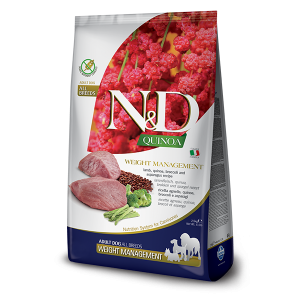 N&D NATURAL & DELICIOUS Dog GF Quinoa & Lamb, Broccoli weight manage all breed 2.5kg