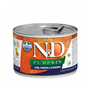 N&D NATURAL & DELICIOUS ND Dog Lamb & Blueberry & Pumpkin Puppy konservi kucēniem 285g