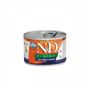 N&D NATURAL & DELICIOUS ND Dog Lamb & Blueberry & Pumpkin Puppy konservi kucēniem 6 x 285g