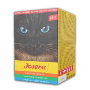  JOSERA konservi kaķiem MULTIPAKA Fileja 6x70 g