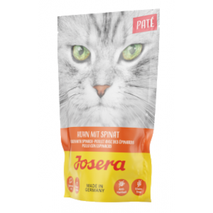 JOSERA konservi kaķiem PASTĒTE Chicken with Spinach 16 x 85 g