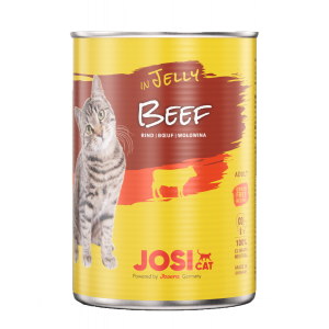 JOSERA JosiCat Beef in jelly Konservi kaķiem 400 g