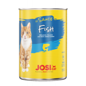 JOSERA JosiCat Fish In Sauce konservi kaķiem 415g