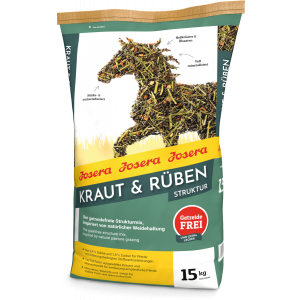 Josera zirgiem Kraut & Ruben Struktur 15kg