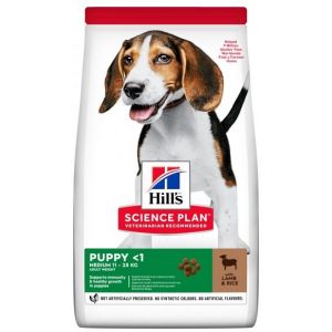 HILLS SP Hill's Science Plan MEDIUM PUPPY ar jēru 18kg