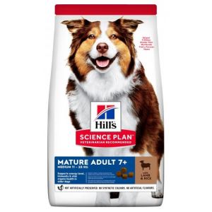 HILLS SP Hill's Science Plan MEDIUM MATURE ADULT ar jēru 2.5kg