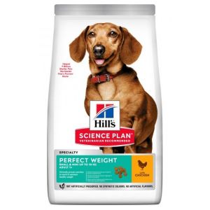 HILLS SP Hill's Science Plan ADULT PERFECT WEIGHT SMALL & MINI CHICKEN ar vistu 250g