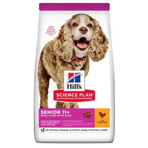 HILLS SP Hill's Science Plan SENIOR 11+ SMALL & MINIATURE CHICKEN ar vistu 1.5kg
