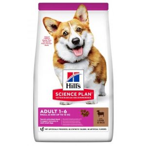 HILLS SP Hill's Science Plan ADULT SMALL & MINI LAMB & RICE ar jēru un rīsiem 300g