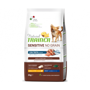 Natural Trainer Mini Adult Sensitive no grain Trout ar foreli 2kg