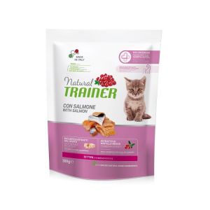 Natural Trainer Kitten with Salmon barība kaķēniem ar lasi 300g