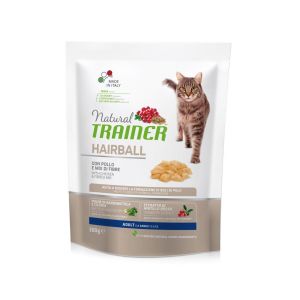Natural Trainer Hairball with Chicken kaķu barība spalvu kamolu izvadīšanai 300g
