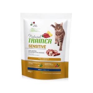  Natural Trainer Sensitive with Duck barība jūtīgiem kaķiem ar pīli 300g