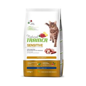 Natural Trainer Sensitive with Duck barība jūtīgiem kaķiem ar pīli 1.5kg