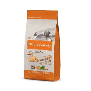 Natures Variety Selected Mini Adult no Grain Chicken bezgraudu barība mazo škirņu suņiem ar vistu 7kg