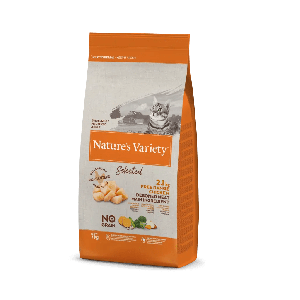 Natures Variety Selected Sterilized Free Range Chicken bezgraudu barība sterilizētiem kaķiem ar vistu 7kg