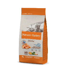 Natures Variety Selected Norwegian Salmon bezgraudu barība kaķiem ar Norvēģijas lasi 7kg