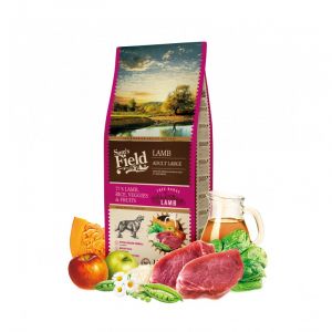 Sams Field Dog Fresh Lamb & Rice Adult Large barība lielo šķirņu suņiem ar jēru un rīsiem 13kg