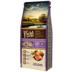 Sam Field Salmon & Potato Adult hipoalerģiska barība visu šķirņu suņiem ar lasi 13kg