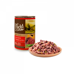 Sams Field Dog True Meat Beef with pumpkin & pea 400g