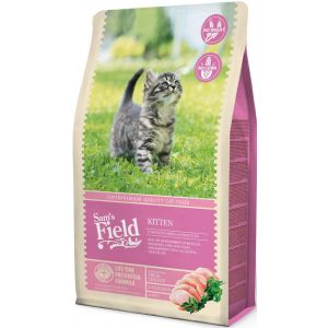 Sams Field Cat Kitten barība kaķēniem ar vistu 7.5kg