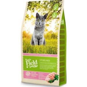 Sams Field Cat Sterilised barība sterilizētiem kaķiem ar vistu 7.5kg