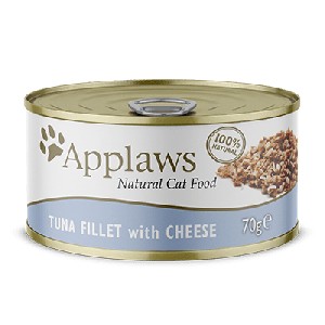 Applaws Cat Tuna Fillet with Cheese konservi kaķiem ar tunča fileju, sieru 70g